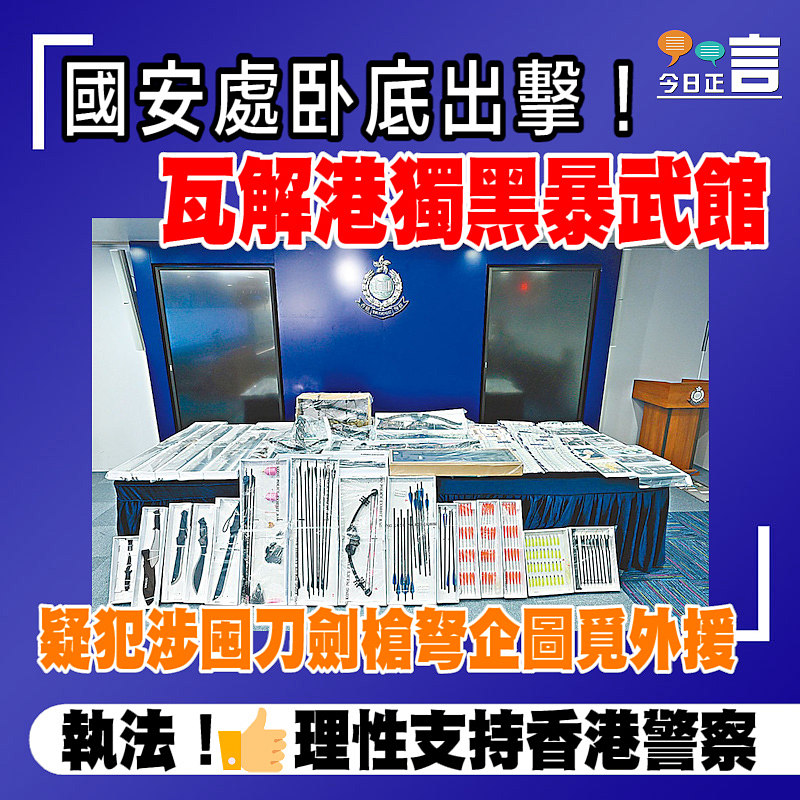 國安處卧底出擊！瓦解港獨黑暴武館