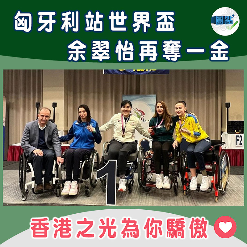 匈牙利站世界盃 余翠怡再奪一金