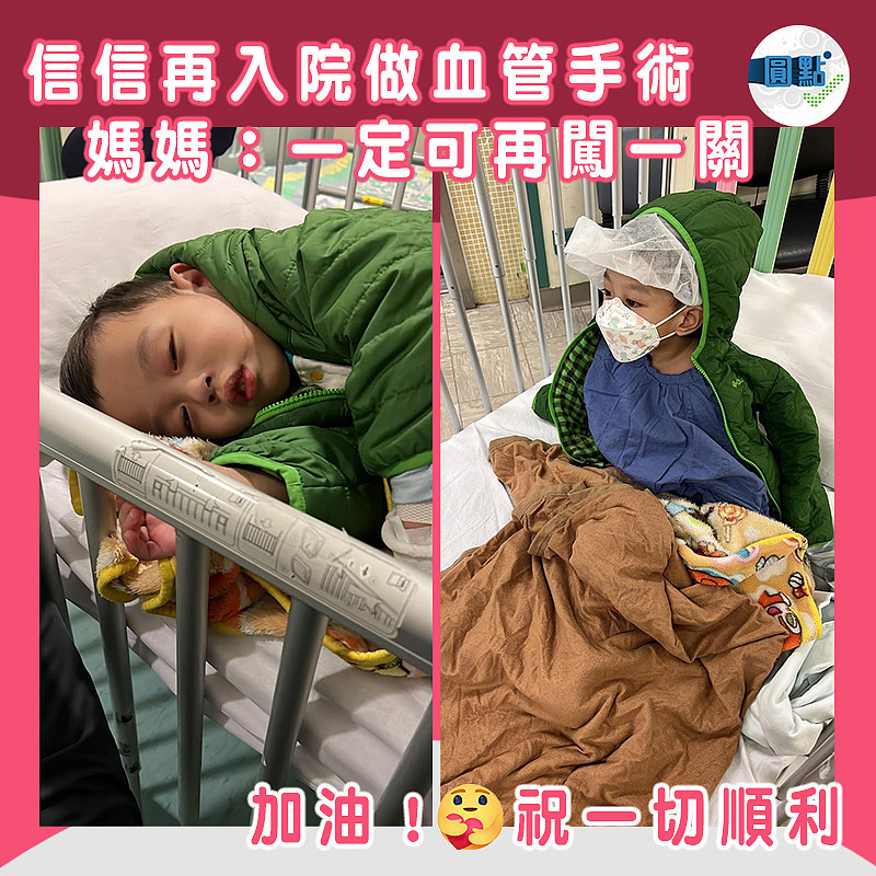 信信再入院做血管手術