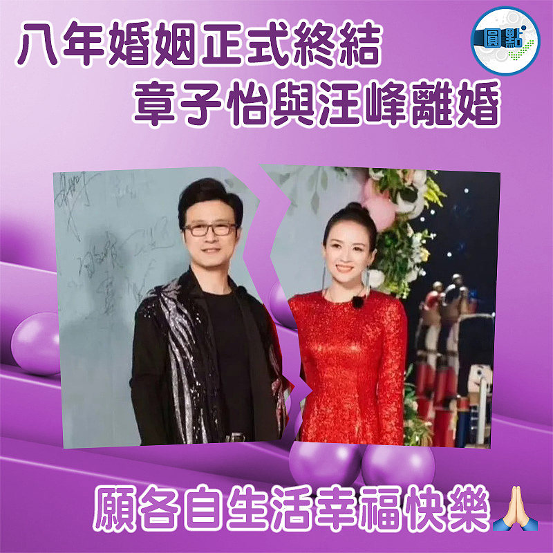 八年婚姻正式終結  章子怡與汪峰離婚