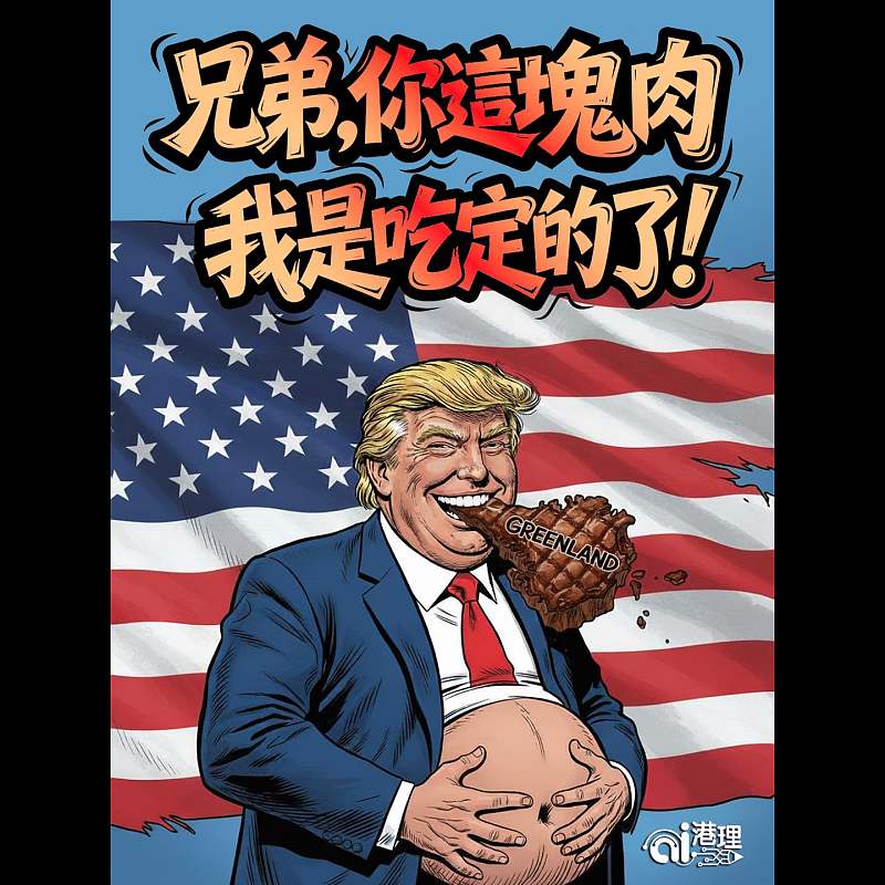 【AI漫畫】兄弟，你這塊肉，我是吃定的了！