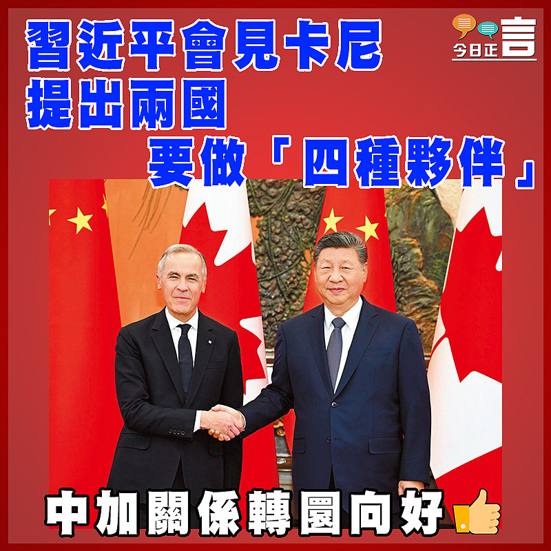 習近平會見卡尼  提出兩國要做「四種夥伴」