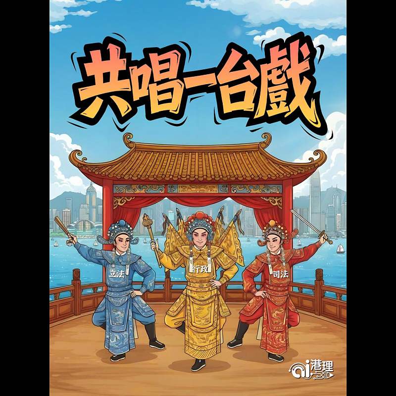 【AI漫畫】共唱一台戲