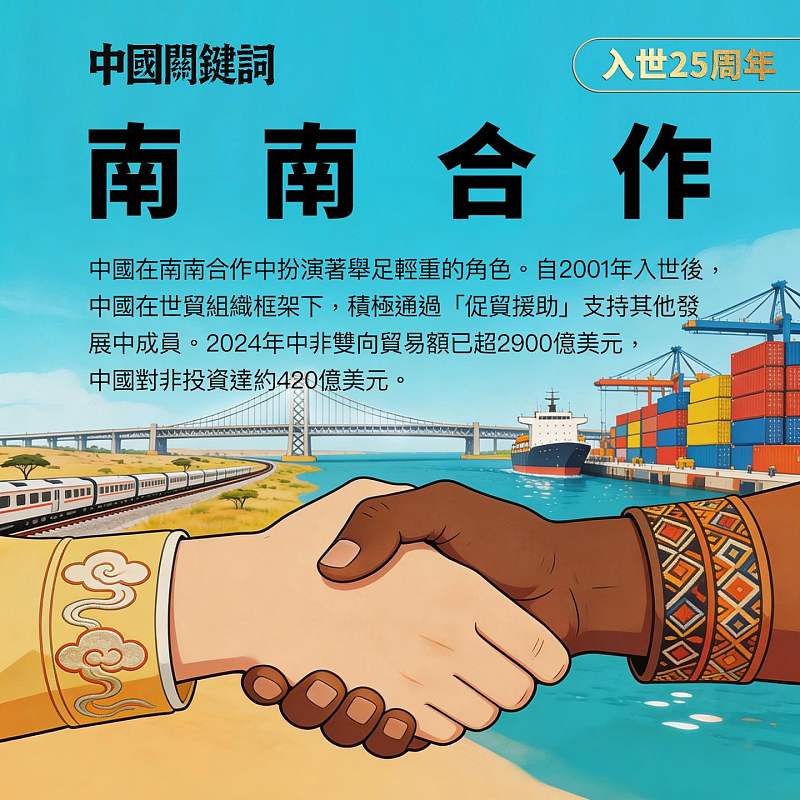 【正言專題】【入世25周年】中國關鍵詞：南南合作
