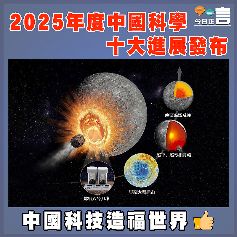 2025年度中國科學十大進展發布