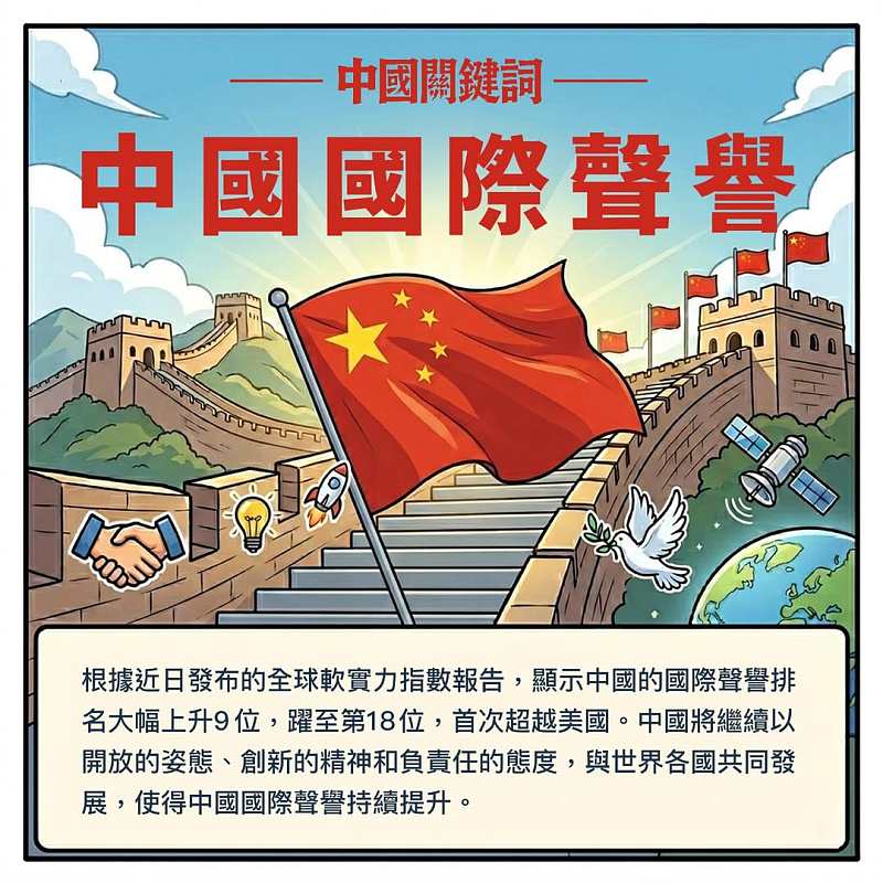 【正言專題】中國關鍵詞：中國國際聲譽