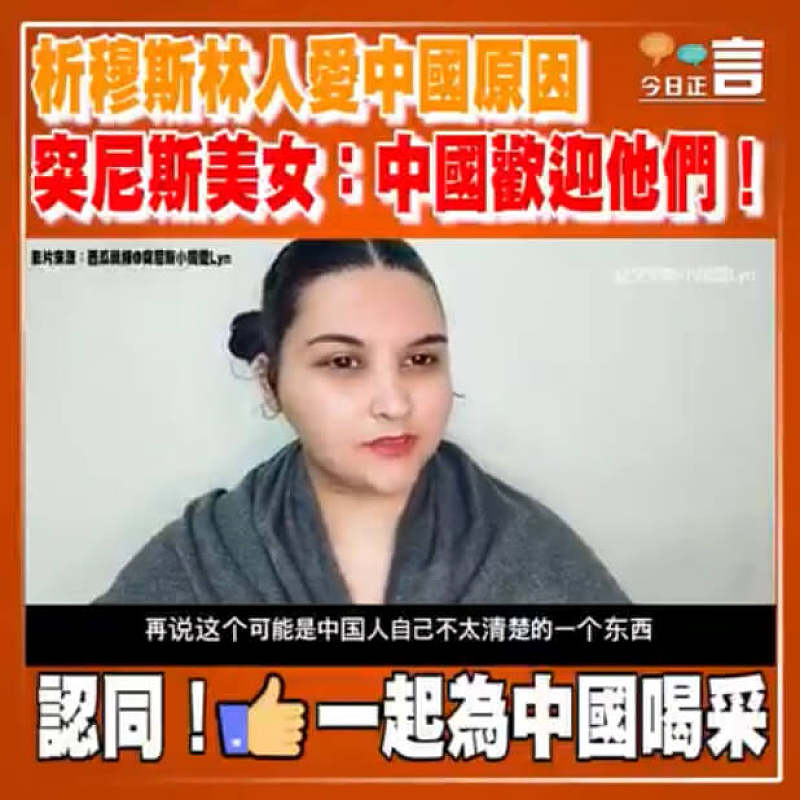 析穆斯林人愛中國原因 突尼斯美女：中國歡迎他們！