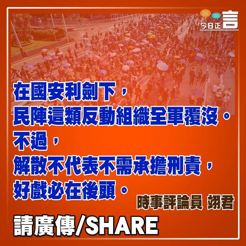 民陣破壞香港的十九年