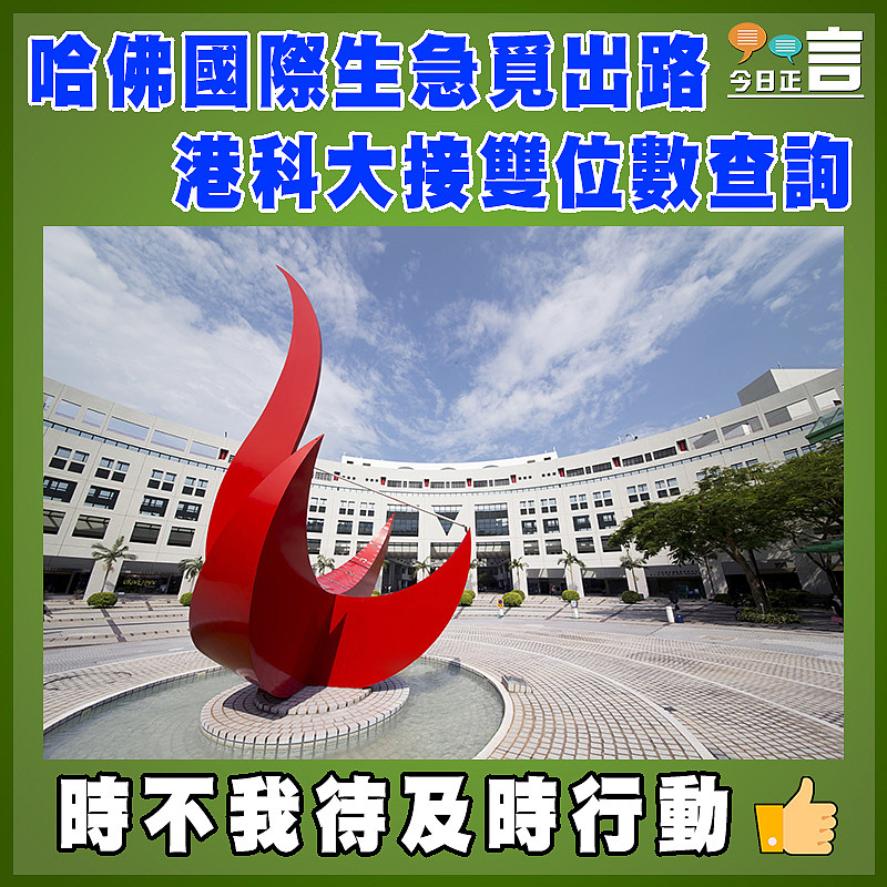 哈佛國際生急覓出路 港科大接雙位數查詢