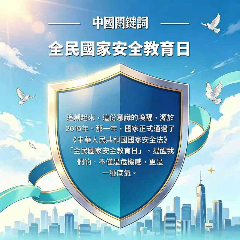 中國關鍵詞：全民國家安全教育日