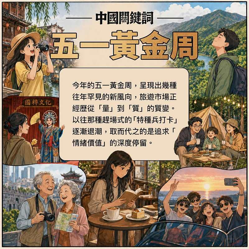 【正言專題】中國關鍵詞：五一黃金周