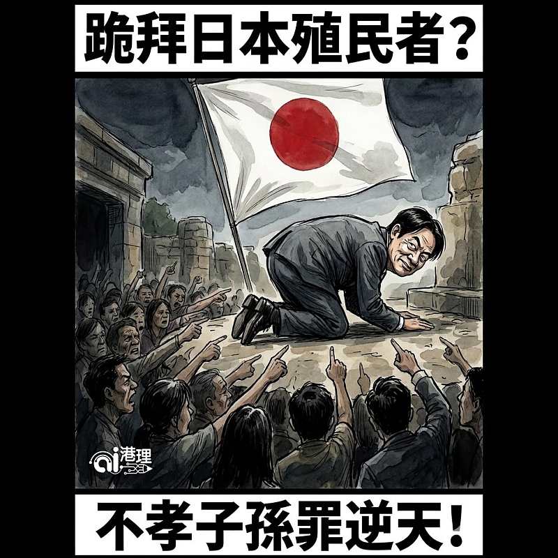 【AI漫畫】跪拜日本殖民者？不孝子孫罪逆天！