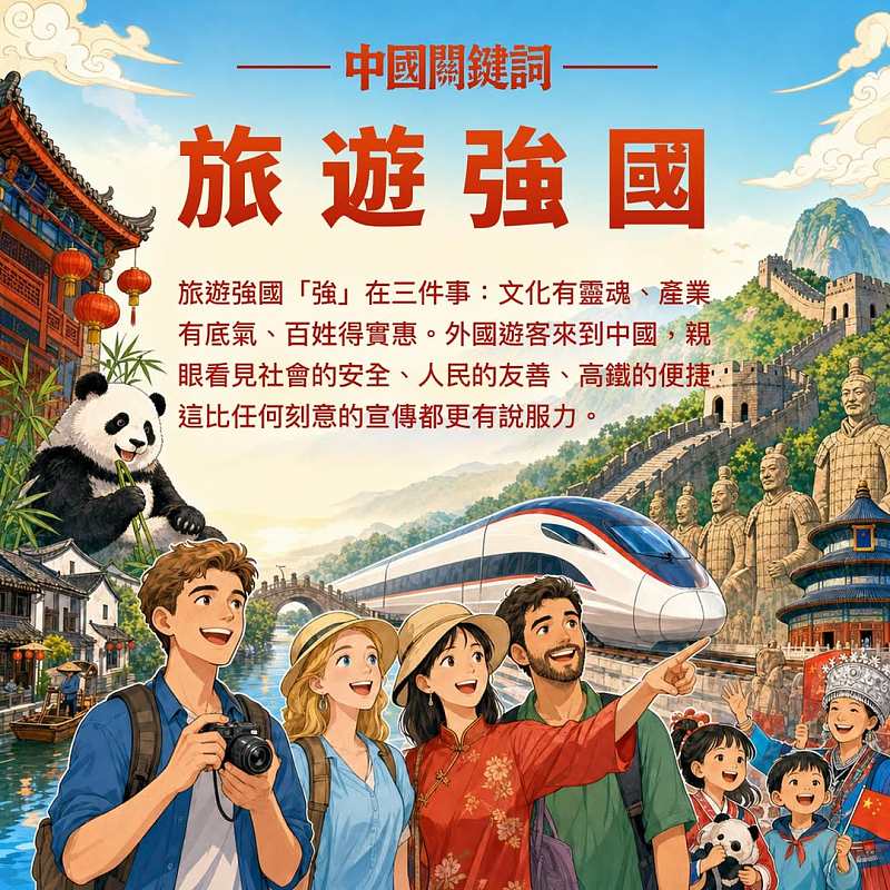 【正言專題】中國關鍵詞：旅遊強國