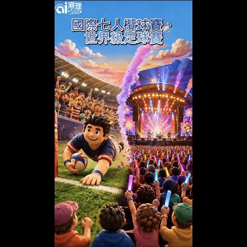 【AI有片睇】1分鐘話你知：香港文旅大爆發 擊敗歐美強敵  啟德體育園摘世一
