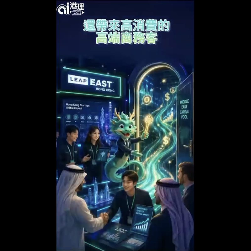 【AI有片睇】1分鐘話你知：中東旗艦展落戶香港  匯聚3萬億美元資產規模
