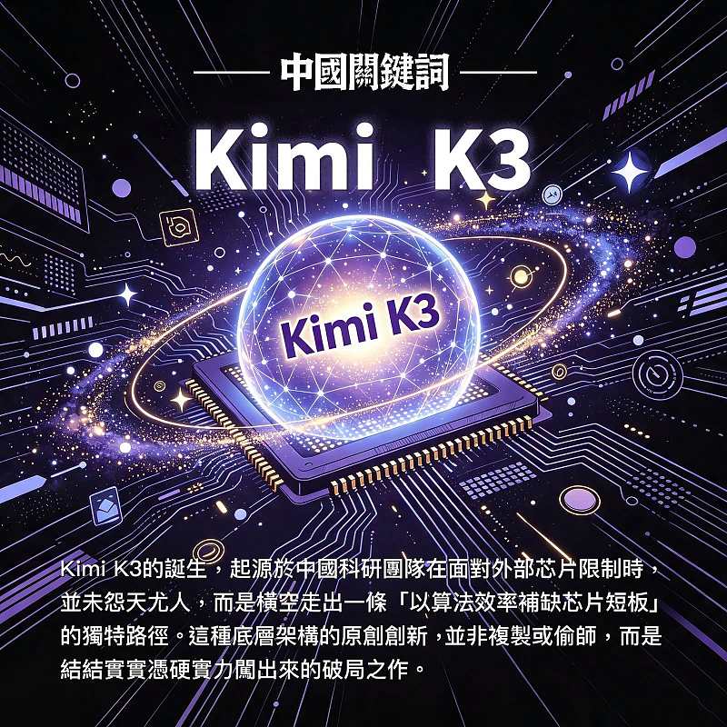 中國關鍵詞：Kimi K3
