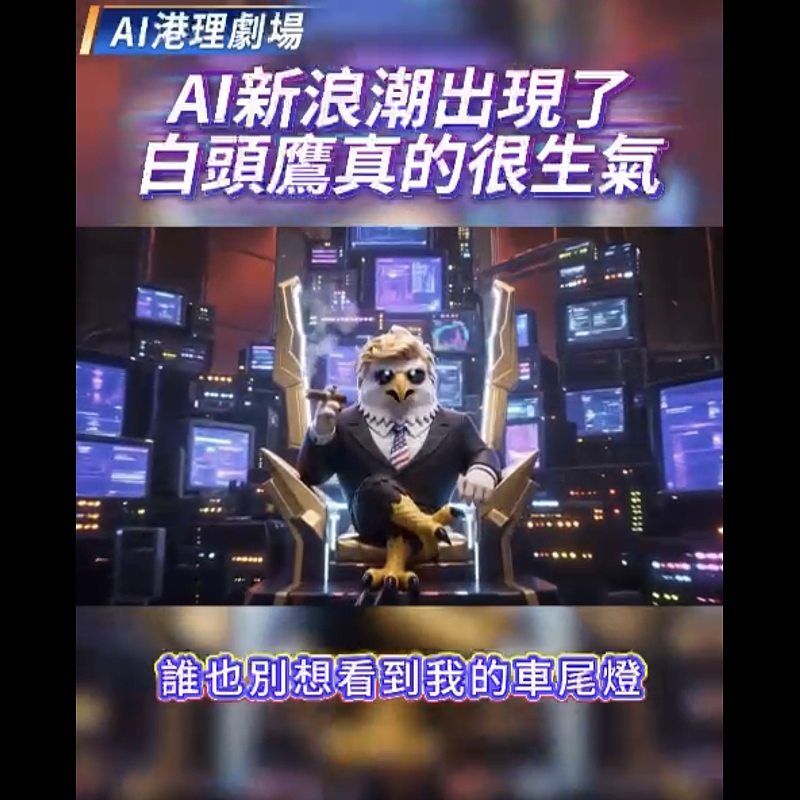 【AI港理】AI港理劇場──AI新浪潮出現了 白頭鷹真的很生氣