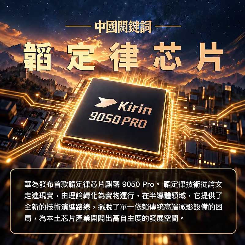 【正言專題】中國關鍵詞：韜定律芯片