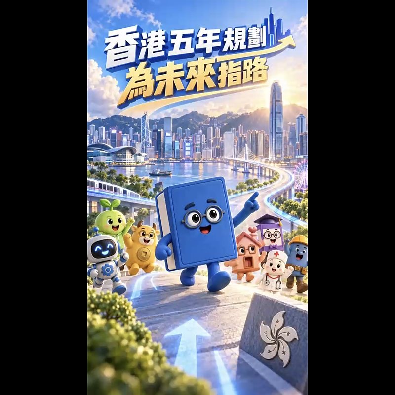 【AI有片睇】香港五年規劃 為未來指路
