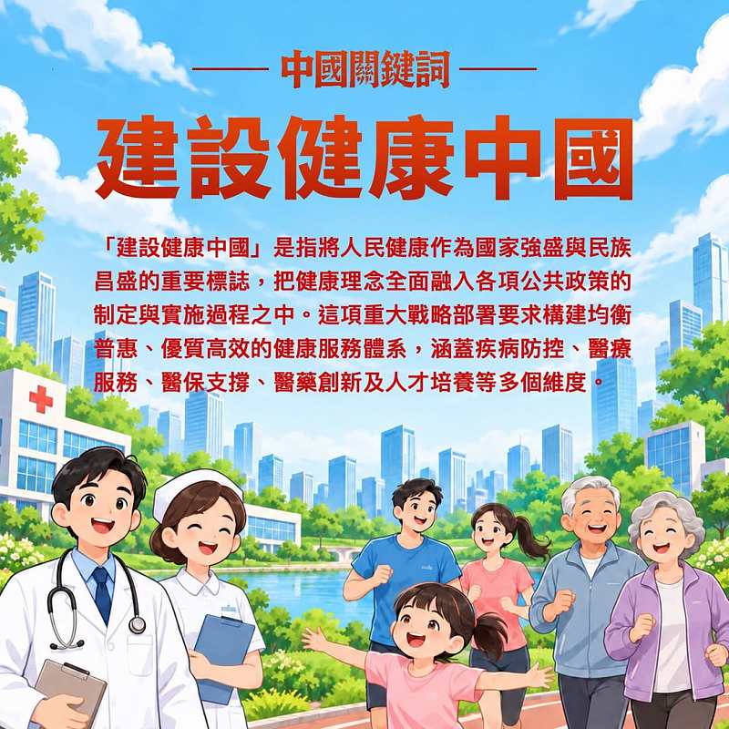 【正言專題】中國關鍵詞：建設健康中國