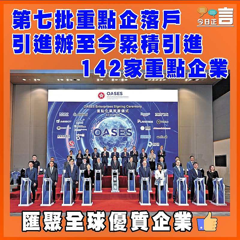 第七批重點企落戶 引進辦至今累積引進142家重點企業